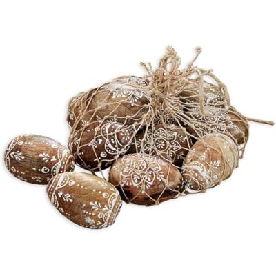 Loberon Osterei 9er Set Raylan, braun Liebevoll Bemalte Deko-Eier, Naturnahes Design, Ostern, Osterdekoration, Osterfest, Mangoholz Loberon Osterei 9er Set Raylan, braun Liebevoll Bemalte Deko-Eier, Naturnahes Design, Ostern, Osterdekoration, Osterfest, Mangoholz