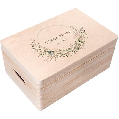 Creative Hochzeitsgeschenke Personalisiert für Brautpaar Kranz Geschenk zur Hochzeit Erinnerungsbox Hochzeit Holzkiste mit Deckel Personalisiertes Hochzeitsgeschenk Farbdruck Creative Hochzeitsgeschenke Personalisiert für Brautpaar Kranz Geschenk zur Hochzeit Erinnerungsbox Hochzeit Holzkiste mit Deckel Personalisiertes Hochzeitsgeschenk Farbdruck