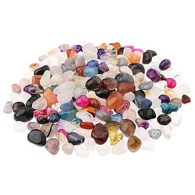 NKlaus 300g Trommelsteine Multi-Mix 5-10 mm, Heilsteine, bunt Edelsteine und Schmucksteine zur Dekoration, Barocksteine, durchschnittlich ca. 195 Steine NKlaus 300g Trommelsteine Multi-Mix 5-10 mm, Heilsteine, bunt Edelsteine und Schmucksteine zur Dekoration, Barocksteine, durchschnittlich ca. 195 Steine
