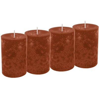 Unbekannt 4 Stumpenkerzen Kerzen Braun Marone Adventskranz Weihnachten Tischdeko Deko Hochzeit Kommunion Konfirmation Unbekannt 4 Stumpenkerzen Kerzen Braun Marone Adventskranz Weihnachten Tischdeko Deko Hochzeit Kommunion Konfirmation