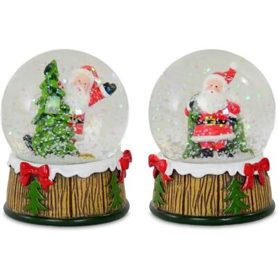 G. Wurm LED Schneekugel Weihnachtsmann Santa (2er Set) Weihnachtsdeko mit Schneegestöber, Winterdeko, Deko Weihnachten, Advent Dekoration G. Wurm LED Schneekugel Weihnachtsmann Santa (2er Set) Weihnachtsdeko mit Schneegestöber, Winterdeko, Deko Weihnachten, Advent Dekoration
