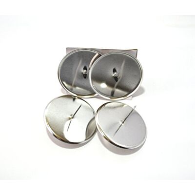 Decoris 4 Stück Adventskerzenhalter 8cm Silber Kerzenhalter Advent Kerzen Adventskranz Decoris 4 Stück Adventskerzenhalter 8cm Silber Kerzenhalter Advent Kerzen Adventskranz