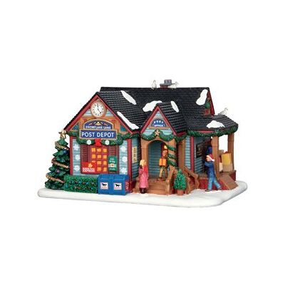 Lemax Snowflake Lane Post Depot Lemax Snowflake Lane Post Depot
