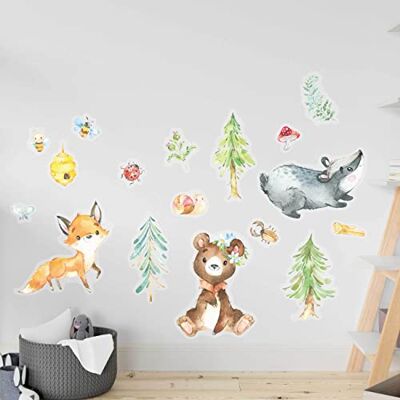 Papierdrachen Wandtattoos 8 Bögen mit Wandstickern für Kinder Kinderzimmer Dekoration Wand Deko Waldtiere 22 x 30 cm je Bogen für Jungen und Mädchen Set 6 Papierdrachen Wandtattoos 8 Bögen mit Wandstickern für Kinder Kinderzimmer Dekoration Wand Deko Waldtiere 22 x 30 cm je Bogen für Jungen und Mädchen Set 6