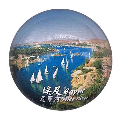 Wedarego Nil Ägypten 3D Kühlschrank Kühlschrankmagnet Kristallglas Magnet Tourist Travel Souvenir Collection Geschenk Magnetische Aufkleber Home Küche Dekoration Wedarego Nil Ägypten 3D Kühlschrank Kühlschrankmagnet Kristallglas Magnet Tourist Travel Souvenir Collection Geschenk Magnetische Aufkleber Home Küche Dekoration