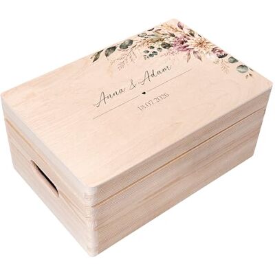 Creative Hochzeitsgeschenke Personalisiert für Brautpaar Blumen Geschenk zur Hochzeit Erinnerungsbox Hochzeit Holzkiste mit Deckel Personalisiertes Hochzeitsgeschenk Farbdruck Creative Hochzeitsgeschenke Personalisiert für Brautpaar Blumen Geschenk zur Hochzeit Erinnerungsbox Hochzeit Holzkiste mit Deckel Personalisiertes Hochzeitsgeschenk Farbdruck