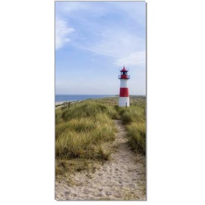Wallario Selbstklebende Türtapete Am Strand von Sylt Leuchtturm auf der Düne Panorama Türposter 93 x 205 cm Abwischbar, rückstandsfrei zu entfernen Wallario Selbstklebende Türtapete Am Strand von Sylt Leuchtturm auf der Düne Panorama Türposter 93 x 205 cm Abwischbar, rückstandsfrei zu entfernen