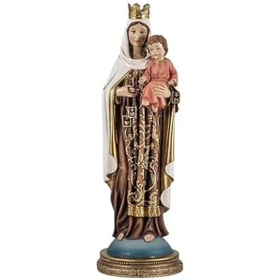 DRW Figur Jungfrau von Carmen, Schutzpatronin der spanischen Marine und der Seeleute aus Kunstharz, handbemalt, 30 cm DRW Figur Jungfrau von Carmen, Schutzpatronin der spanischen Marine und der Seeleute aus Kunstharz, handbemalt, 30 cm
