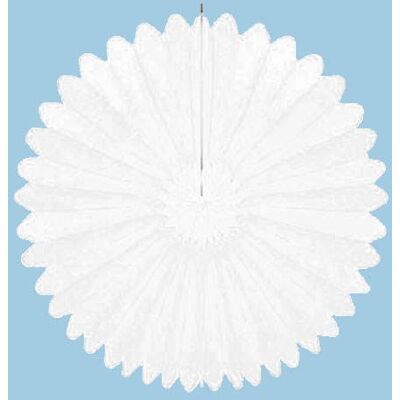 PARTY DISCOUNT Deko-Fächer, ca. Ø 60 cm, Weiss PREISHIT PARTY DISCOUNT Deko-Fächer, ca. Ø 60 cm, Weiss PREISHIT