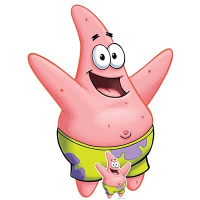 STAR CUTOUTS SC4608 Patrick Star Pappaufsteller Höhe 123 cm, offizielles Merchandise-Produkt, Party, Geburtstag, Raumdekoration STAR CUTOUTS SC4608 Patrick Star Pappaufsteller Höhe 123 cm, offizielles Merchandise-Produkt, Party, Geburtstag, Raumdekoration