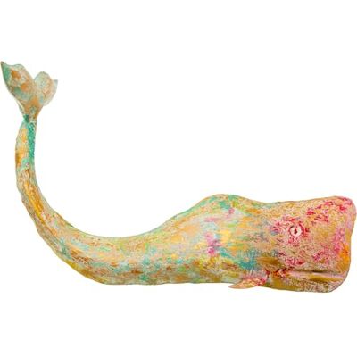 DRW Figur eines Eiswals in Blau, Gelb und Rot, 75 x 42 x 47 cm, Textur, Natürlich und Mehrfarbig, Medidas: 230x160x1 cm DRW Figur eines Eiswals in Blau, Gelb und Rot, 75 x 42 x 47 cm, Textur, Natürlich und Mehrfarbig, Medidas: 230x160x1 cm