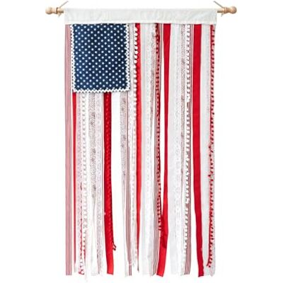 Tsophreniq Amerikanische Flaggenbanner für die Feier 250-jährigen, C 4 Juli Dekorationen, hängendes Schild für den Außenbereich, für Tür, Wand, Partyzubehör, Gedenktag, Tsophreniq Amerikanische Flaggenbanner für die Feier 250-jährigen, C 4 Juli Dekorationen, hängendes Schild für den Außenbereich, für Tür, Wand, Partyzubehör, Gedenktag,