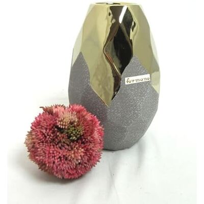 Generic Keramik Vase Sand-Gold, ca.21x14 cm H/B Generic Keramik Vase Sand-Gold, ca.21x14 cm H/B