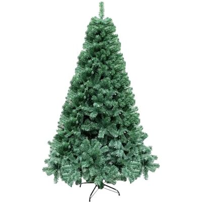 SHATCHI Grün 8ft/240 cm Künstlichen Weihnachtsbaum Alaskan Pine 1100 Spitzen Innen Xmas Home Dekorationen 2,4m, Inklusive Metallständer, PVC-Kunststoff SHATCHI Grün 8ft/240 cm Künstlichen Weihnachtsbaum Alaskan Pine 1100 Spitzen Innen Xmas Home Dekorationen 2,4m, Inklusive Metallständer, PVC-Kunststoff