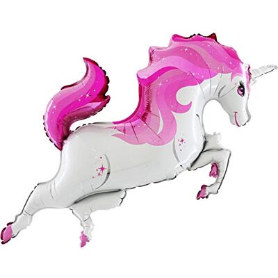 Toyland ® 101,6 cm rosa Einhorn-Folienballon – Geburtstagsparty-Dekoration Toyland ® 101,6 cm rosa Einhorn-Folienballon – Geburtstagsparty-Dekoration