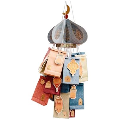 Papierdrachen Mobile Kalender zum Ramadan Moschee zum selbst Basteln Geschenk Dekoration Laternen Halbmond Sterne Set 02 Papierdrachen Mobile Kalender zum Ramadan Moschee zum selbst Basteln Geschenk Dekoration Laternen Halbmond Sterne Set 02