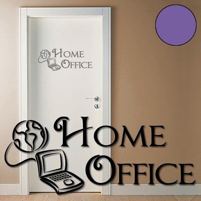 Klebesüchtig A358 Tür-/Wandtattoo "Home Office" 60cm x 25cm lavendel (in 40 Farben und 4 Größen) Klebesüchtig A358 Tür-/Wandtattoo "Home Office" 60cm x 25cm lavendel (in 40 Farben und 4 Größen)