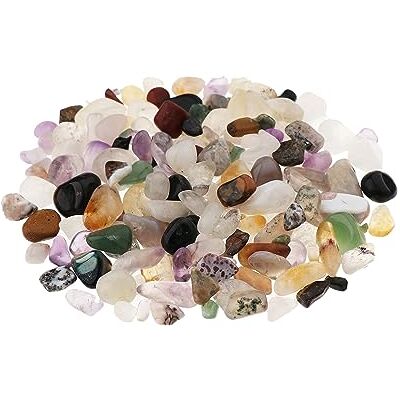 NKlaus 300g Trommelsteine Natur 10–15mm, Heilsteine, Naturmix Edelsteine und Schmucksteine zur Dekoration, Barocksteine, durchschnittlich ca. 165 Steine NKlaus 300g Trommelsteine Natur 10–15mm, Heilsteine, Naturmix Edelsteine und Schmucksteine zur Dekoration, Barocksteine, durchschnittlich ca. 165 Steine