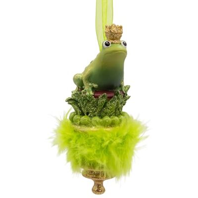 Kurt Adler Stechpalmenhüte Froschkönig Ornament 15,9 cm Kurt Adler Stechpalmenhüte Froschkönig Ornament 15,9 cm