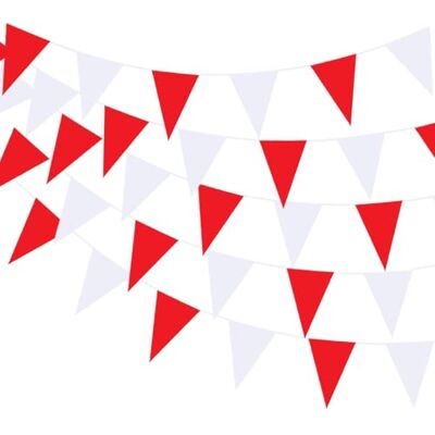 ZSNICEYH Rot und Weiß Wasserdicht Kunststoff Karneval Wimpel Banner 40 Meter 131 Fuß Outdoor Flagge Wimpelkette Festliche Party Dekorationen für Geburtstag Dekoration Babyparty Hochzeit Valentinstag ZSNICEYH Rot und Weiß Wasserdicht Kunststoff Karneval Wimpel Banner 40 Meter 131 Fuß Outdoor Flagge Wimpelkette Festliche Party Dekorationen für Geburtstag Dekoration Babyparty Hochzeit Valentinstag