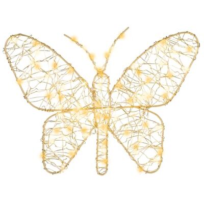 Lumineo LED Micro Schmetterling 28x23cm Metall Figur mit Flash Effekt Warmweiß 80 LEDs Fensterdekoration Beleuchtung mit Batteriebetrieb Leuchtfigur Weihnachtsdekoration Winterdekoration Lumineo LED Micro Schmetterling 28x23cm Metall Figur mit Flash Effekt Warmweiß 80 LEDs Fensterdekoration Beleuchtung mit Batteriebetrieb Leuchtfigur Weihnachtsdekoration Winterdekoration