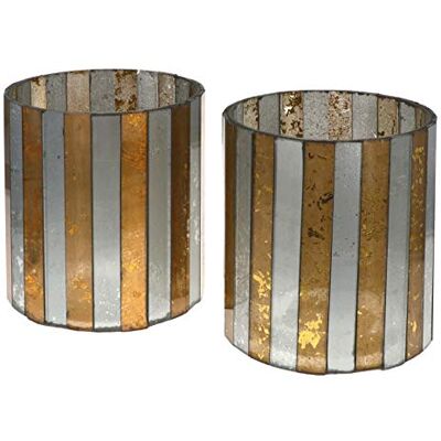 Wuona Objects Nona RAJA 2700-9x10cm 2er Set Mosaik Teelichtglas Teelichtgläser Kerzenglas Kerzengläser Mosaikglas orientalisch Vintage Wuona Objects Nona RAJA 2700-9x10cm 2er Set Mosaik Teelichtglas Teelichtgläser Kerzenglas Kerzengläser Mosaikglas orientalisch Vintage