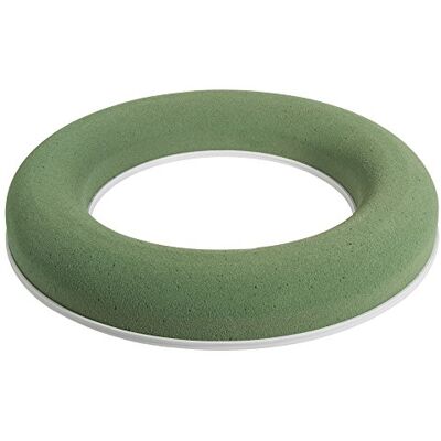 Rayher Naß-Steckform Ring, 25 cm ø, grün, Steckring für Frischblumen, Nass-Steckschaum für Blumengestecke zur Hochzeit, Taufe, Geburtstag, Adventskranz, Steckring, 30206000 Rayher Naß-Steckform Ring, 25 cm ø, grün, Steckring für Frischblumen, Nass-Steckschaum für Blumengestecke zur Hochzeit, Taufe, Geburtstag, Adventskranz, Steckring, 30206000