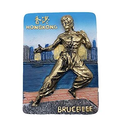 Wedarego 3D China HongKong Bruce Lee Kühlschrank Kühlschrankmagnet Touristische Souvenirs Harz Magnetische Aufkleber Home & Kitchen Dekoration von Reise Geschenk Wedarego 3D China HongKong Bruce Lee Kühlschrank Kühlschrankmagnet Touristische Souvenirs Harz Magnetische Aufkleber Home & Kitchen Dekoration von Reise Geschenk