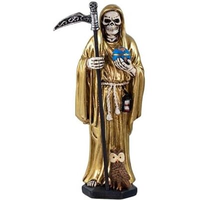 DRW Figur Santa Tod Gold Harz handbemalt 15 cm DRW Figur Santa Tod Gold Harz handbemalt 15 cm