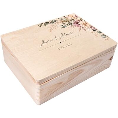 Creative Hochzeitsgeschenke Personalisiert für Brautpaar Blumen Geschenk zur Hochzeit Erinnerungsbox Hochzeit Holzkiste mit Deckel Personalisiertes Hochzeitsgeschenk Farbdruck Creative Hochzeitsgeschenke Personalisiert für Brautpaar Blumen Geschenk zur Hochzeit Erinnerungsbox Hochzeit Holzkiste mit Deckel Personalisiertes Hochzeitsgeschenk Farbdruck