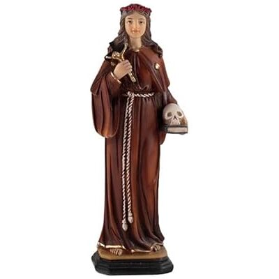 DRW Figur Santa Rosalia Harz handbemalt, 20 cm DRW Figur Santa Rosalia Harz handbemalt, 20 cm