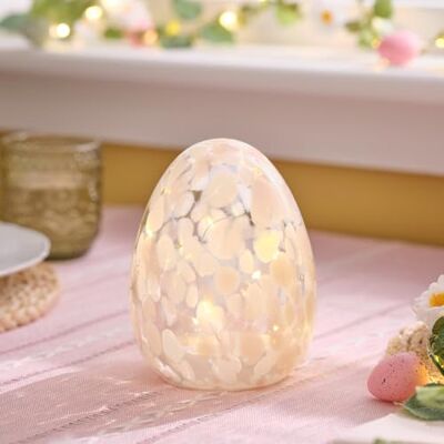 Lights4fun Konfetti Osterei-Glas Warmweiße LEDs mit 6h Timer Batteriebetrieben Deko Ostern Frühjahr für Tisch & Wohnbereich Höhe 16 cm Rosa Lights4fun Konfetti Osterei-Glas Warmweiße LEDs mit 6h Timer Batteriebetrieben Deko Ostern Frühjahr für Tisch & Wohnbereich Höhe 16 cm Rosa