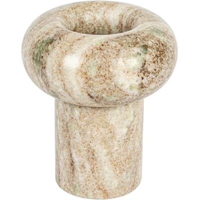 Bloomingville Teelichthalter aus Marmor, rund, Beige Bloomingville Teelichthalter aus Marmor, rund, Beige
