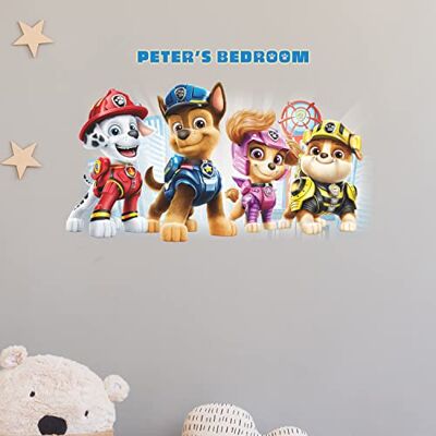 RoomMates RMK5122GM Paw Patrol Wandtattoo, zum Abziehen und Aufkleben, mit Alphabet RoomMates RMK5122GM Paw Patrol Wandtattoo, zum Abziehen und Aufkleben, mit Alphabet