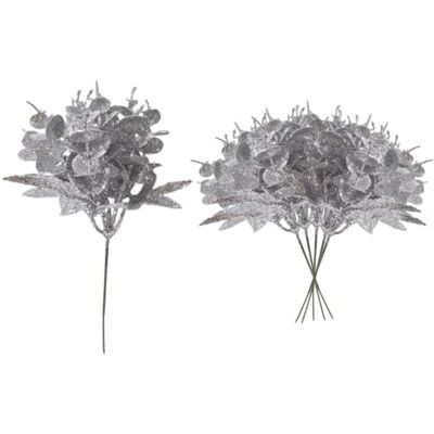 SHATCHI Weihnachtsbaum-Eukalyptus-Ahornblattstiele, 17 cm, Lila, 6 Stück Glitzernde künstliche Blätter zum Dekorieren von Weihnachtsbäumen, Kränzen, Girlanden, Vase, DIY Handwerk SHATCHI Weihnachtsbaum-Eukalyptus-Ahornblattstiele, 17 cm, Lila, 6 Stück Glitzernde künstliche Blätter zum Dekorieren von Weihnachtsbäumen, Kränzen, Girlanden, Vase, DIY Handwerk