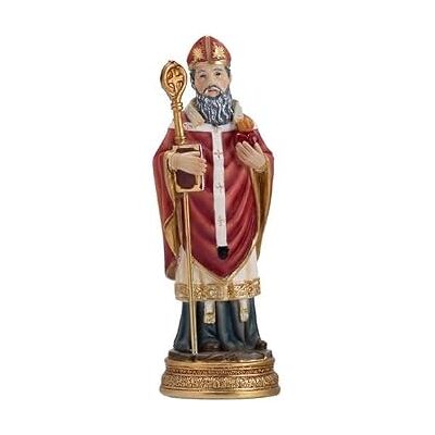 DRW Figur San Agustin von Guzman Harz handbemalt, 13 cm DRW Figur San Agustin von Guzman Harz handbemalt, 13 cm