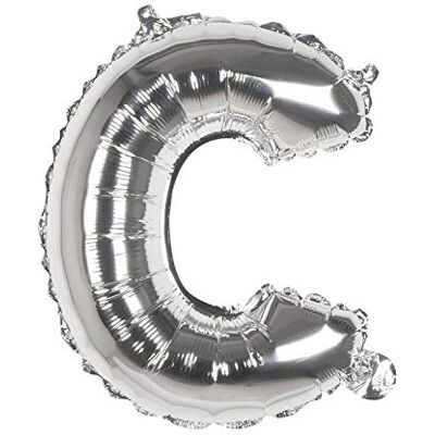 Boland Folienballon Buchstabe, Größe 36 cm, Silber, Buchstabenballon, Ballon, Luft, Helium, Füllung, Geburtstag, Jubiläum, Jubiläumsjahr, Lebensjahr, Überraschungsparty, Kindergeburtstag Boland Folienballon Buchstabe, Größe 36 cm, Silber, Buchstabenballon, Ballon, Luft, Helium, Füllung, Geburtstag, Jubiläum, Jubiläumsjahr, Lebensjahr, Überraschungsparty, Kindergeburtstag