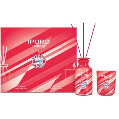 Ipuro x FC Bayern München Duftset Raumduft 50ml + Duftkerze 50g im Geschenkset Frische & Tiefe mit Grapefruit, Apfel & Sandelholz Duft Lufterfrischer Set FC Bayern Fanartikel (240ml) Ipuro x FC Bayern München Duftset Raumduft 50ml + Duftkerze 50g im Geschenkset Frische & Tiefe mit Grapefruit, Apfel & Sandelholz Duft Lufterfrischer Set FC Bayern Fanartikel (240ml)