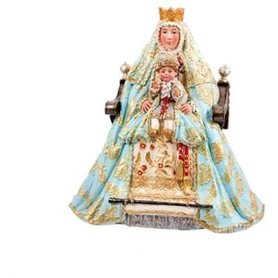 Inmaculada Romero IR Figur der Jungfrau der Könige 15 cm. Schutzpatronskulptur aus Sevilla-Blaumantelharz Inmaculada Romero IR Figur der Jungfrau der Könige 15 cm. Schutzpatronskulptur aus Sevilla-Blaumantelharz