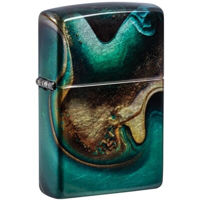 Zippo Sturmfeuerzeug Marble Design 540 Fusion Nachfüllbar Wiederverwendbar Windfestes Design Geschenkbox Made in USA Zippo Sturmfeuerzeug Marble Design 540 Fusion Nachfüllbar Wiederverwendbar Windfestes Design Geschenkbox Made in USA