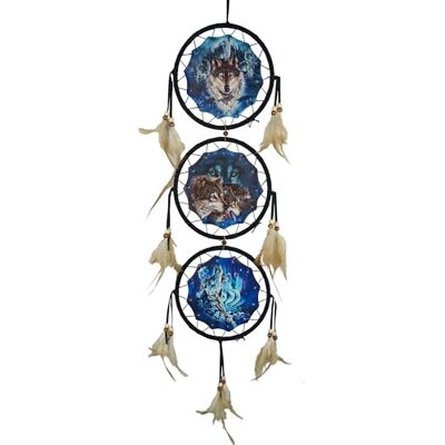 Remorlet Remorelt Wolf Traumfänger Schlafzimmer Wanddekoration Weihnachten Home Decoration Raumzubehör Feder Dekoration Einzigartiger Home Craft Wall Pendant (Wolf) Remorlet Remorelt Wolf Traumfänger Schlafzimmer Wanddekoration Weihnachten Home Decoration Raumzubehör Feder Dekoration Einzigartiger Home Craft Wall Pendant (Wolf)