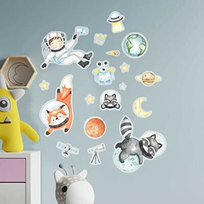 Papierdrachen Wandtattoos 8 Bögen mit Wandstickern für Kinder Kinderzimmer Dekoration Wand Deko Astronauten 22 x 30 cm je Bogen für Jungen und Mädchen Set 4 Papierdrachen Wandtattoos 8 Bögen mit Wandstickern für Kinder Kinderzimmer Dekoration Wand Deko Astronauten 22 x 30 cm je Bogen für Jungen und Mädchen Set 4