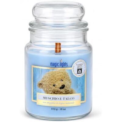 AB ALESSIO BOLTRI - Musk-Talco Kerze - 510g Italienische Handwerkskunst AB ALESSIO BOLTRI - Musk-Talco Kerze - 510g Italienische Handwerkskunst