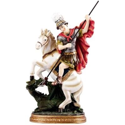 Inmaculada Romero IR Figur des Heiligen Georg 30 cm. Muster auf Harzbasis aus Aragonien und Katalonien. Unisex. Länge (cm): 30. Inmaculada Romero IR Figur des Heiligen Georg 30 cm. Muster auf Harzbasis aus Aragonien und Katalonien. Unisex. Länge (cm): 30.