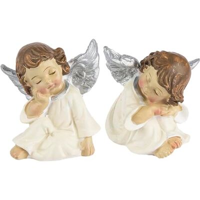 Ideen mit Herz Kleine Deko-Figuren Engel Weihnachtsfiguren ideal zum Basteln oder als Tischdeko für Weihnachten 2 Engel-Figuren jeweils ca. 4,5 x 3,5 x 3 cm Ideen mit Herz Kleine Deko-Figuren Engel Weihnachtsfiguren ideal zum Basteln oder als Tischdeko für Weihnachten 2 Engel-Figuren jeweils ca. 4,5 x 3,5 x 3 cm
