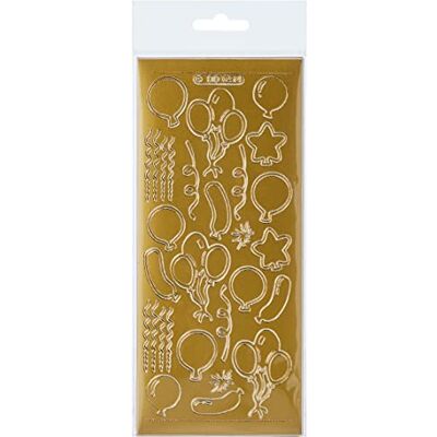 Doodey Gold Silber Aufkleber - 6 Designs für Karten Doodey Gold Silber Aufkleber - 6 Designs für Karten