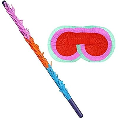 Unique 80804Q Pinata Buster Stick und Augenbinde Set – 50,8 cm 2 Stück Unique 80804Q Pinata Buster Stick und Augenbinde Set – 50,8 cm 2 Stück