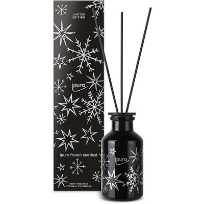 Ipuro Winterduft Frozen Stardust Raumduft 240ml Fichte, Eukalyptus & Sandelholz Duft Frischer Raumerfrischer mit holziger Wärme für klare Wintertage Lufterfrischer Diffuser mit Stäbchen Ipuro Winterduft Frozen Stardust Raumduft 240ml Fichte, Eukalyptus & Sandelholz Duft Frischer Raumerfrischer mit holziger Wärme für klare Wintertage Lufterfrischer Diffuser mit Stäbchen