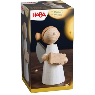 HABA Engel mit Akkordeon – Weihnachtliche Holz-Dekoration aus Buchenholz – Stilvoller Schutzengel für Advent & Festliche Atmosphäre – 2012295001 HABA Engel mit Akkordeon – Weihnachtliche Holz-Dekoration aus Buchenholz – Stilvoller Schutzengel für Advent & Festliche Atmosphäre – 2012295001