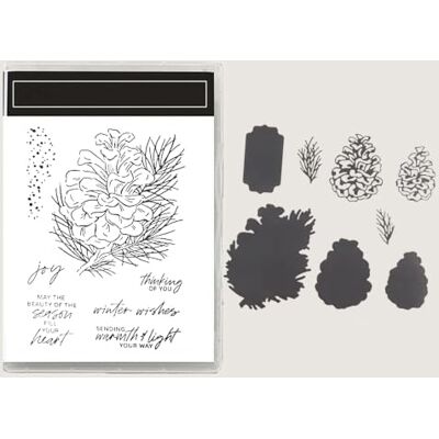Aruieys Klarstempel & Metallstanzen Set, Weihnachten 2026 Neu Halloween, DIY Scrapbooking Basteln für Geburtstag‑ und Feiertags‑Grußkarten Aruieys Klarstempel & Metallstanzen Set, Weihnachten 2026 Neu Halloween, DIY Scrapbooking Basteln für Geburtstag‑ und Feiertags‑Grußkarten